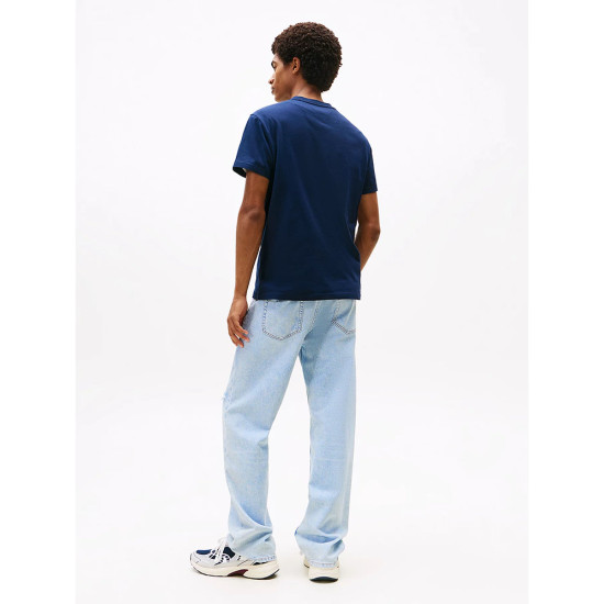 Tommy Hilfiger Ανδρική κοντομάνικη μπλούζα Logo Slim Crew Neck T-Shirt